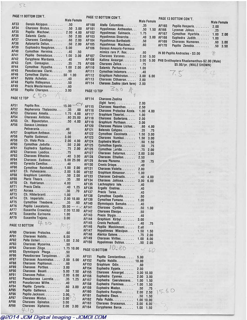 The Butterfly Company (NY) 20 page catalog 1978